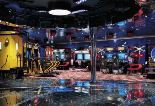 Como los videojuegos del The Caboose Video Arcade